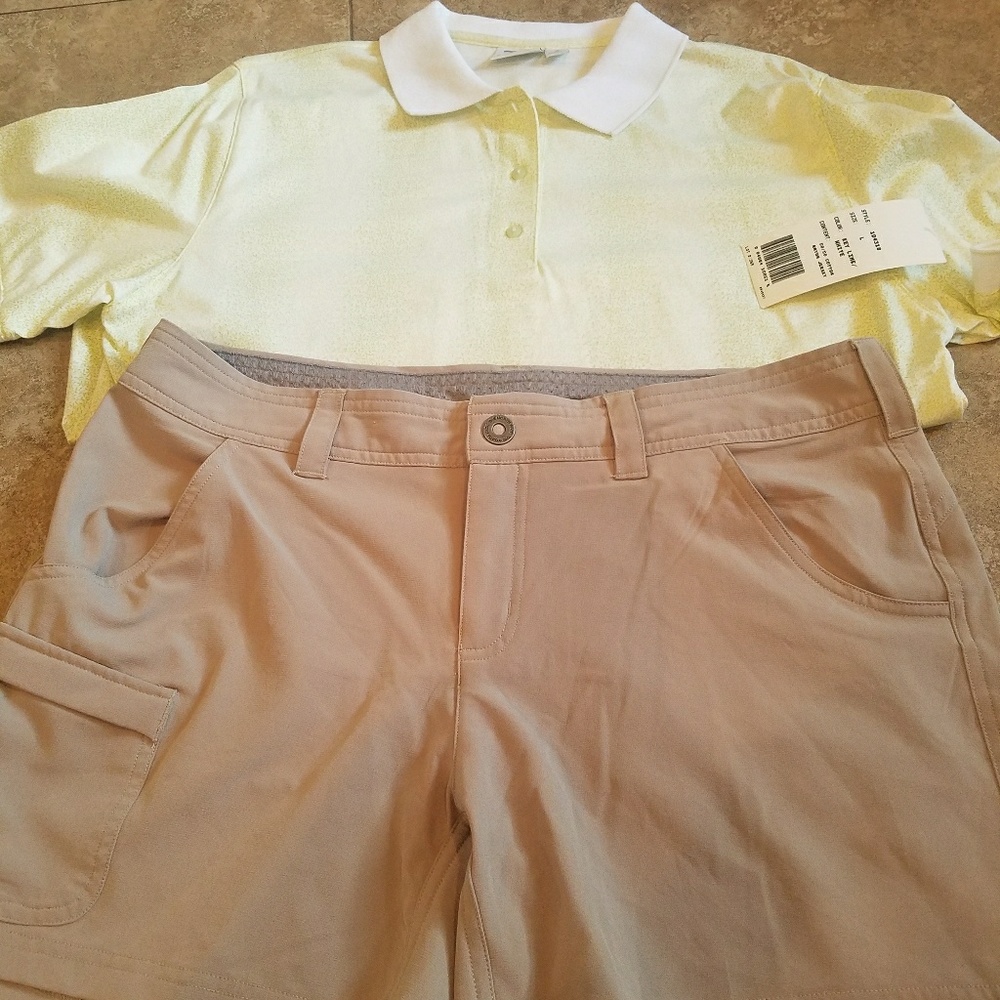 **BUNDLE** The North Face womens shorts & Tail Top